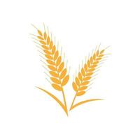 logo de blé agricole vecteur