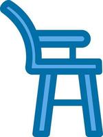 conception d'icône de vecteur de chaise haute