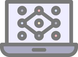 conception d'icône de vecteur de système de modèle