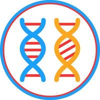 conception d'icône vectorielle de comparaison génétique vecteur