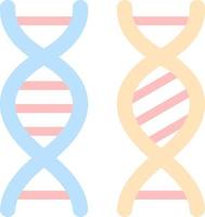 conception d'icône vectorielle de comparaison génétique vecteur