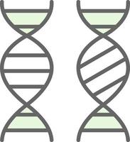 conception d'icône vectorielle de comparaison génétique vecteur