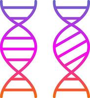 conception d'icône vectorielle de comparaison génétique vecteur