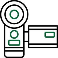 conception d'icône créative de caméra vidéo vecteur