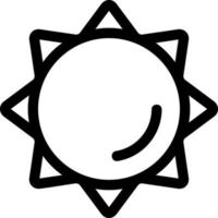 conception d'icône vecteur soleil