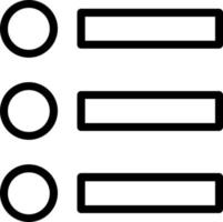 conception d'icône de vecteur de menu