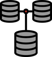 conception d'icône de vecteur de base de données