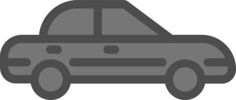 conception d'icône de vecteur côté voiture