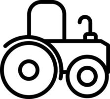 conception d'icône de vecteur de tracteur