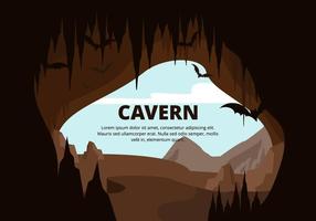 Illustration de la caverne vecteur
