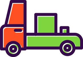 conception d'icône de vecteur de ramassage de camion