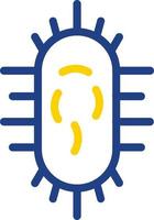 conception d'icône de vecteur de bactéries