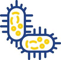 conception d'icône de vecteur de bactérie