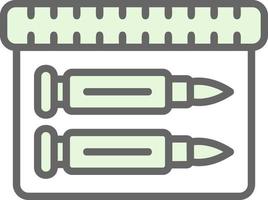 icône de vecteur de munitions