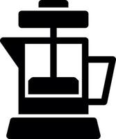 conception d'icône de vecteur de presse à café