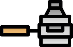 conception d'icône de vecteur de bourreur de café