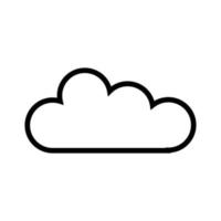 vecteur de logo nuage