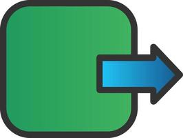 Déconnectez-vous de la conception d'icônes vectorielles alt vecteur