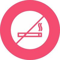 conception d'icône vectorielle d'interdiction de fumer vecteur