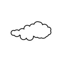 vecteur de logo nuage