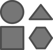 conception d'icônes vectorielles de formes vecteur