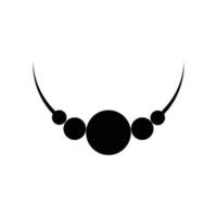 logo collier noir vecteur