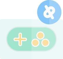 conception d'icône de vecteur de ligne de déconnexion de jeu