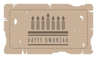 fond de kwanzaa heureux vecteur