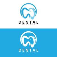 logo dentaire, vecteur de santé dentaire, illustration de la marque de soins