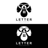 logo de lettre r, symbole de l'alphabet vectoriel, conception de logos de marque avec lettre initiale vecteur