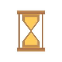 illustration plate d'horloge de sable vecteur
