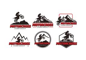 Logo du championnat Motorcross Free Vector