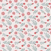 motif floral sans soudure vecteur