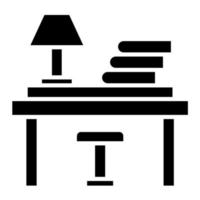 icône de glyphe de bureau d'étude vecteur