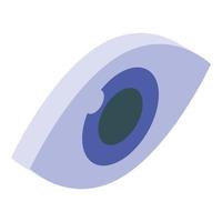 icône de l'œil humain, style isométrique vecteur