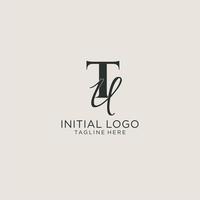 initiales monogramme de lettre tu avec un style de luxe élégant. identité d'entreprise et logo personnel vecteur