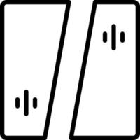 icône de ligne pour modifié vecteur