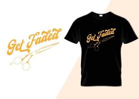 obtenir la conception de t-shirt de typographie fanée vecteur