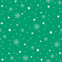 mignon joyeux noël étoile neige flocon de neige élément de confettis ditsy saupoudrer étincelle éclat petit polkadot printemps ligne abstrait coloré pastel vert sans soudure de fond pour la fête de noël vecteur