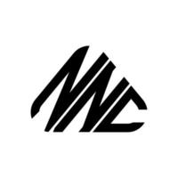conception créative de logo de lettre nnc avec graphique vectoriel, logo simple et moderne de nnc. vecteur