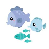 animal poisson sous marin illustration vecteur clipart
