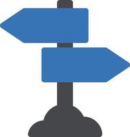 illustration vectorielle de la flèche du panneau de direction sur un arrière-plan.symboles de qualité premium.icônes vectorielles pour le concept et la conception graphique. vecteur