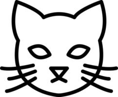 illustration vectorielle de chat sur un fond. symboles de qualité premium. icônes vectorielles pour le concept et la conception graphique. vecteur