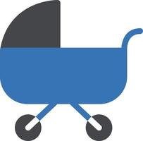 illustration vectorielle de landau bébé sur fond.symboles de qualité premium.icônes vectorielles pour le concept et la conception graphique. vecteur