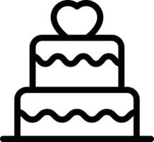 illustration vectorielle de gâteau d'anniversaire sur fond. symboles de qualité premium. icônes vectorielles pour le concept et la conception graphique. vecteur