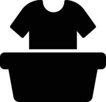 illustration vectorielle de lavage de chemise sur fond. symboles de qualité premium. icônes vectorielles pour le concept et la conception graphique. vecteur