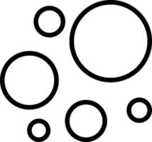 illustration vectorielle de bulles sur fond.symboles de qualité premium.icônes vectorielles pour le concept et la conception graphique. vecteur