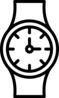 illustration vectorielle de montre-bracelet sur fond.symboles de qualité premium.icônes vectorielles pour le concept et la conception graphique. vecteur
