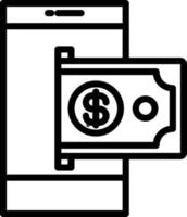illustration vectorielle de services bancaires en ligne sur un arrière-plan.symboles de qualité premium.icônes vectorielles pour le concept et la conception graphique. vecteur