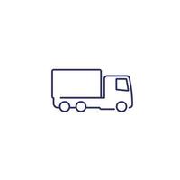 icône de camion ou camion vecteur